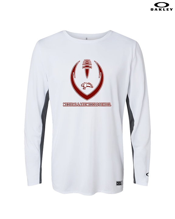 Medical Lake Middle School Football Full Football - Mens Oakley Longsleeve