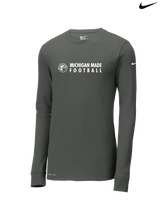 Michigan Made Advanced Athletics Football Basic - Nike Dri-Fit Poly Long Sleeve