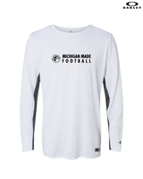 Michigan Made Advanced Athletics Football Basic - Oakley Hydrolix Long Sleeve