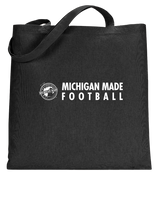 Michigan Made Advanced Athletics Football Basic - Tote Bag