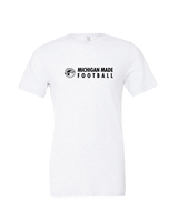 Michigan Made Advanced Athletics Football Basic - Mens Tri Blend Shirt