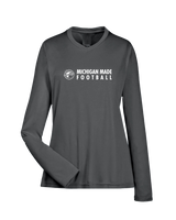 Michigan Made Advanced Athletics Football Basic - Womens Performance Long Sleeve