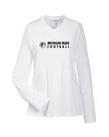 Michigan Made Advanced Athletics Football Basic - Womens Performance Long Sleeve