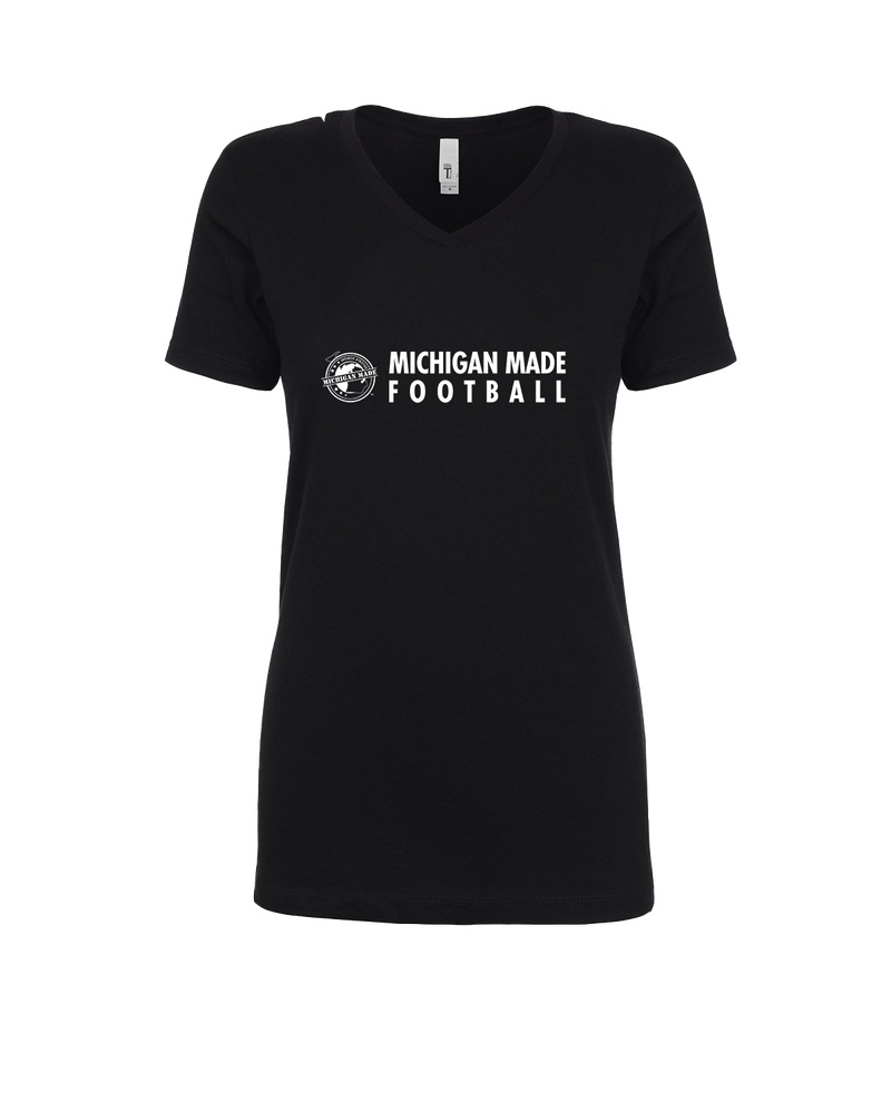 Michigan Made Advanced Athletics Football Basic - Womens V-Neck