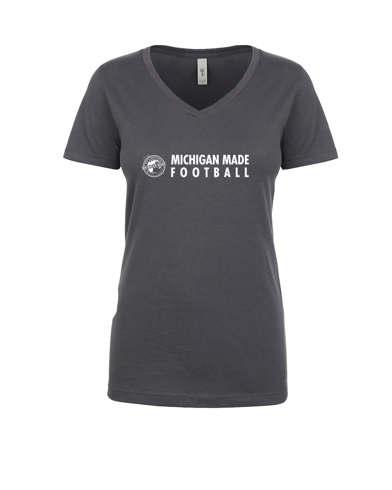 Michigan Made Advanced Athletics Football Basic - Womens V-Neck