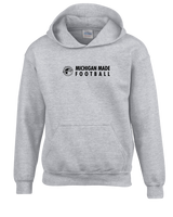 Michigan Made Advanced Athletics Football Basic - Youth Hoodie