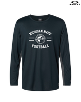 Michigan Made Advanced Athletics Football Curve - Oakley Hydrolix Long Sleeve