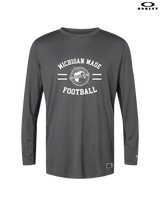 Michigan Made Advanced Athletics Football Curve - Oakley Hydrolix Long Sleeve