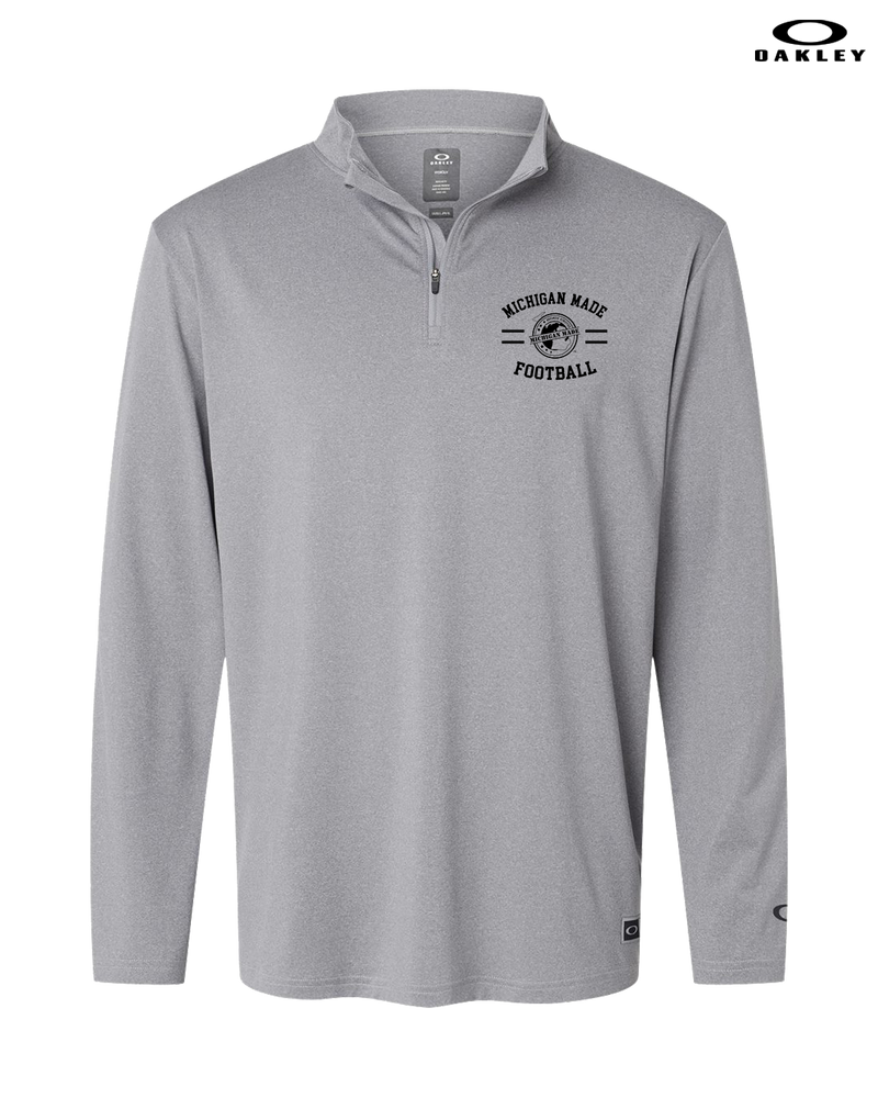 Michigan Made Advanced Athletics Football Curve - Oakley Quarter Zip