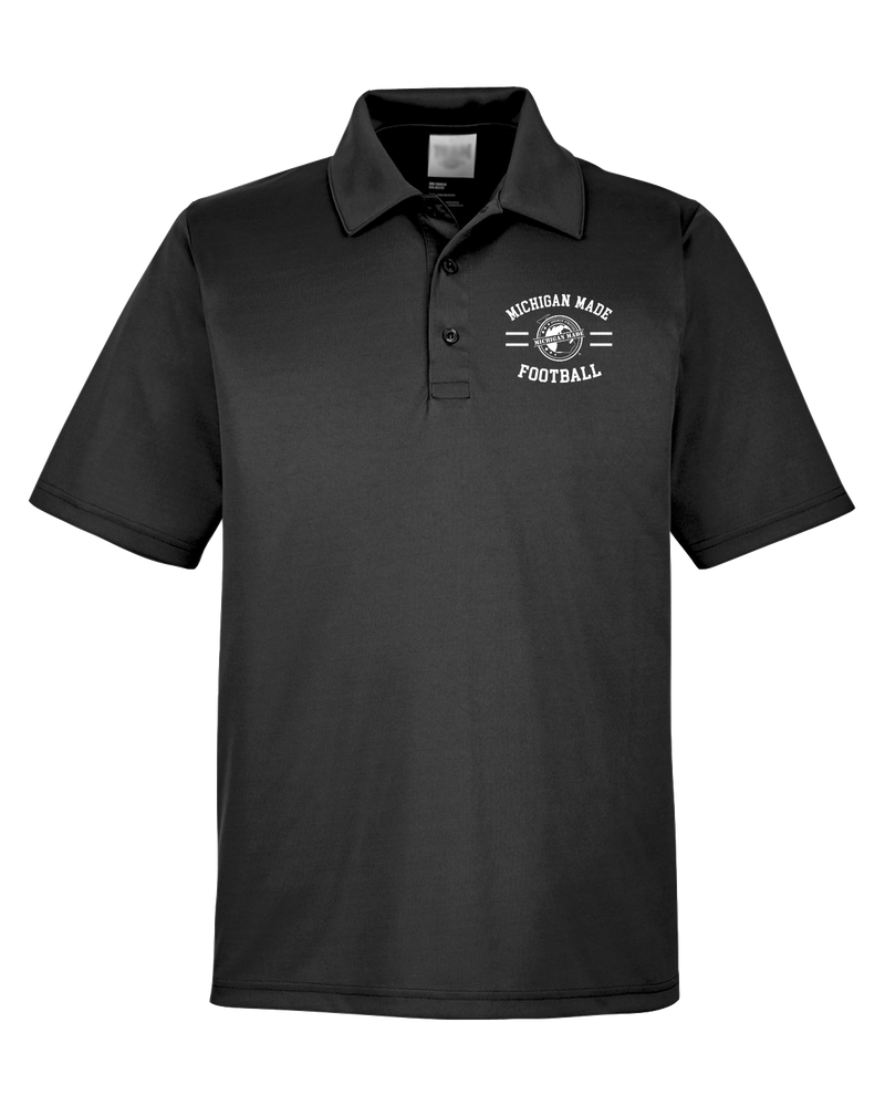 Michigan Made Advanced Athletics Football Curve - Men's Polo