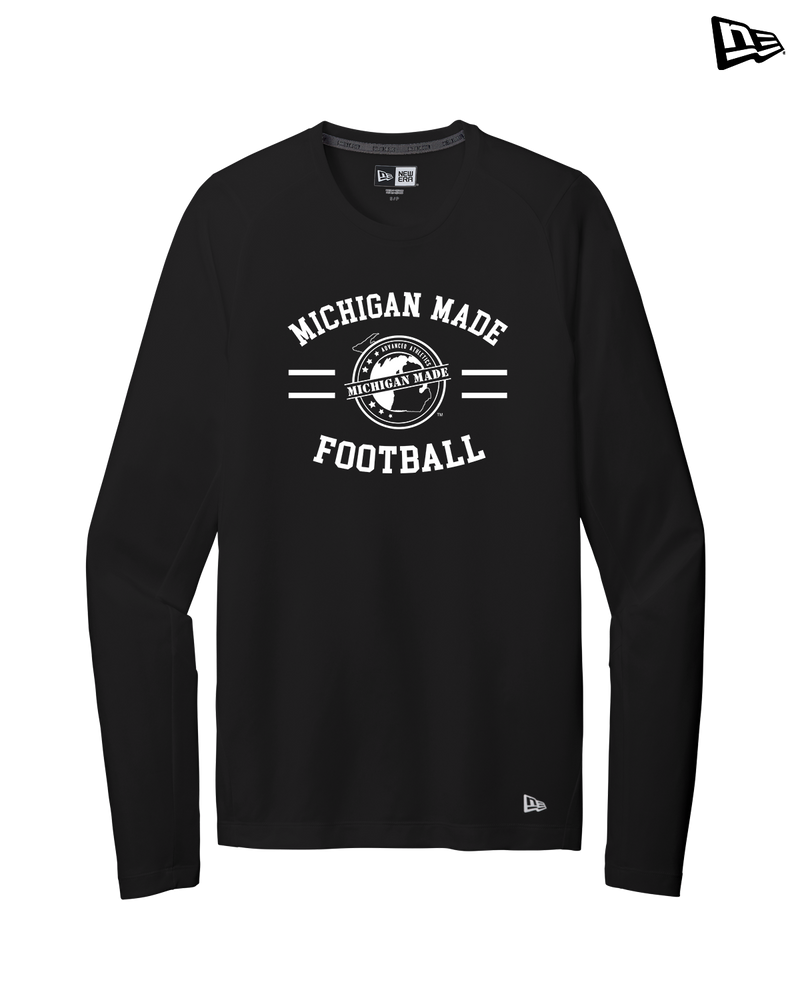 Michigan Made Advanced Athletics Football Curve - New Era Long Sleeve Crew