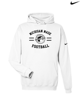 Michigan Made Advanced Athletics Football Curve - Nike Club Fleece Hoodie