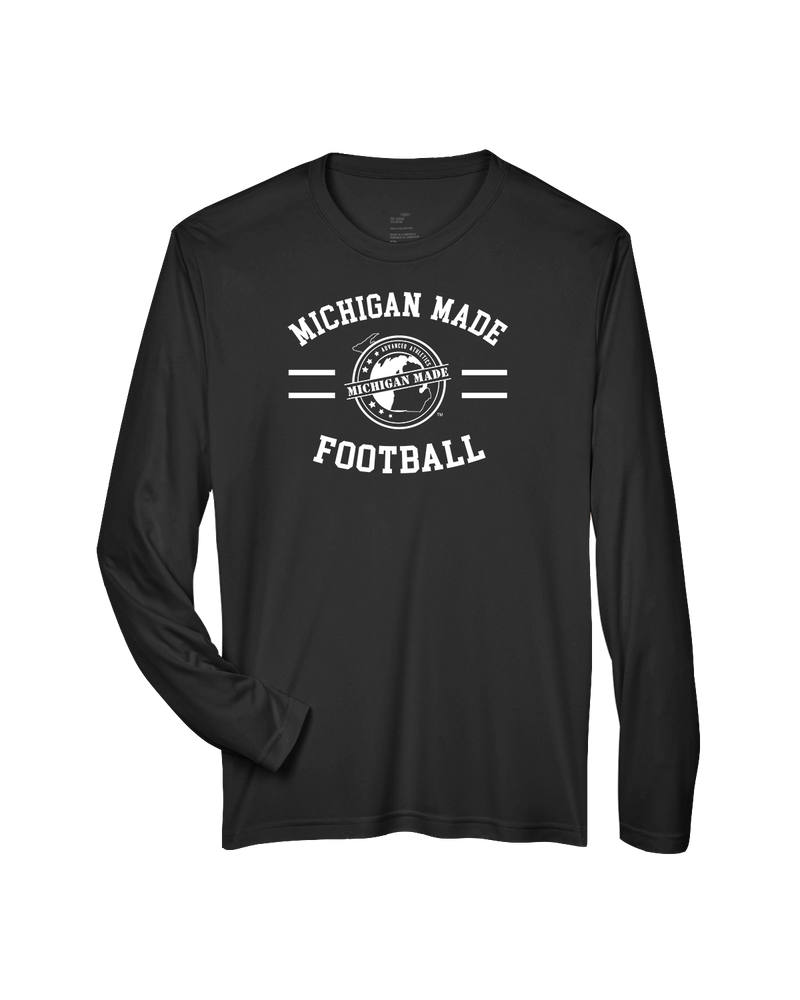 Michigan Made Advanced Athletics Football Curve - Performance Long Sleeve