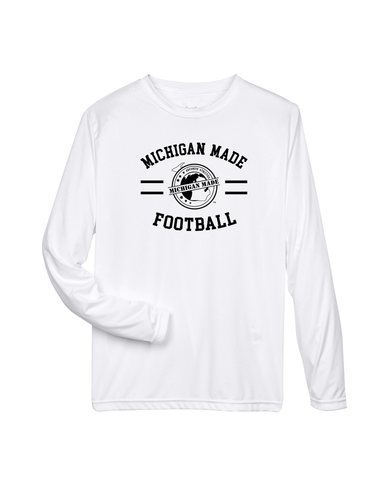 Michigan Made Advanced Athletics Football Curve - Performance Long Sleeve