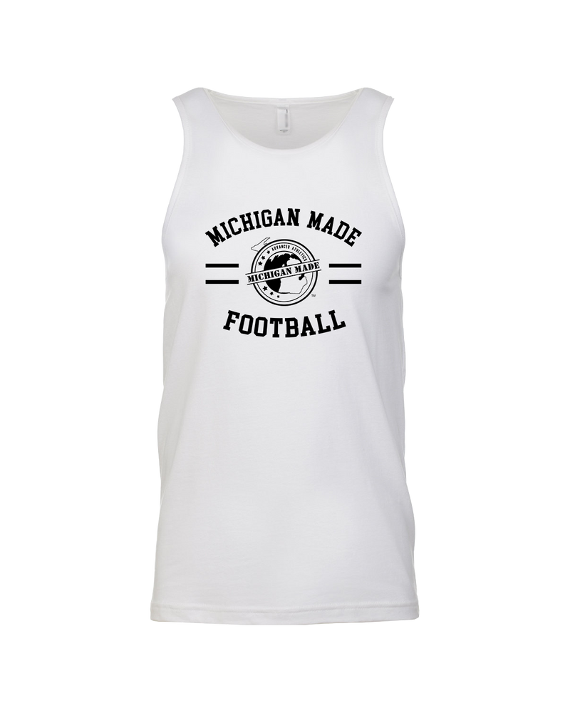 Michigan Made Advanced Athletics Football Curve - Mens Tank Top