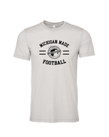 Michigan Made Advanced Athletics Football Curve - Mens Tri Blend Shirt