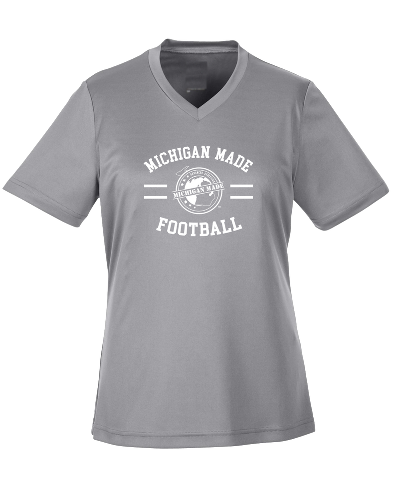 Michigan Made Advanced Athletics Football Curve - Womens Performance Shirt