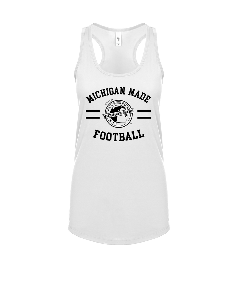 Michigan Made Advanced Athletics Football Curve - Womens Tank Top