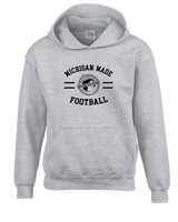 Michigan Made Advanced Athletics Football Curve - Youth Hoodie