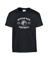 Michigan Made Advanced Athletics Football Curve - Youth T-Shirt