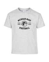 Michigan Made Advanced Athletics Football Curve - Youth T-Shirt