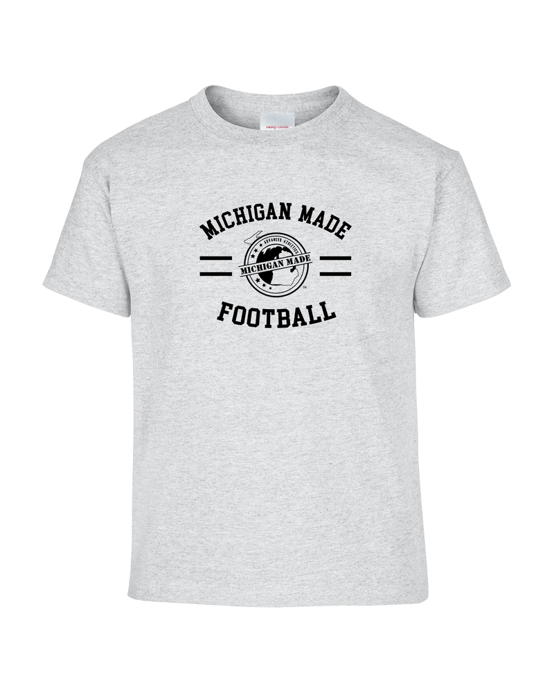 Michigan Made Advanced Athletics Football Curve - Youth T-Shirt