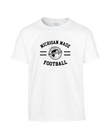 Michigan Made Advanced Athletics Football Curve - Youth T-Shirt