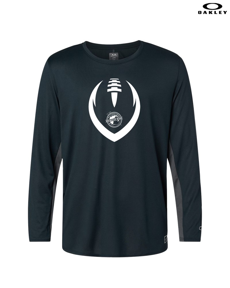 Michigan Made Advanced Athletics Full Football - Oakley Hydrolix Long Sleeve