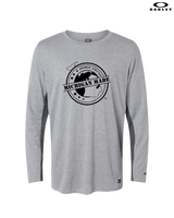 Michigan Made Advanced Athletics Football Logo - Oakley Hydrolix Long Sleeve