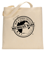 Michigan Made Advanced Athletics Football Logo - Tote Bag