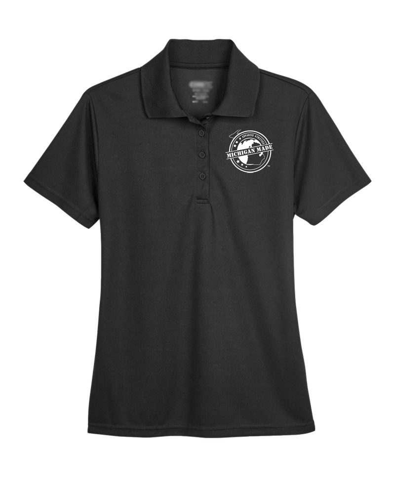 Michigan Made Advanced Athletics Football Logo - Womens Polo