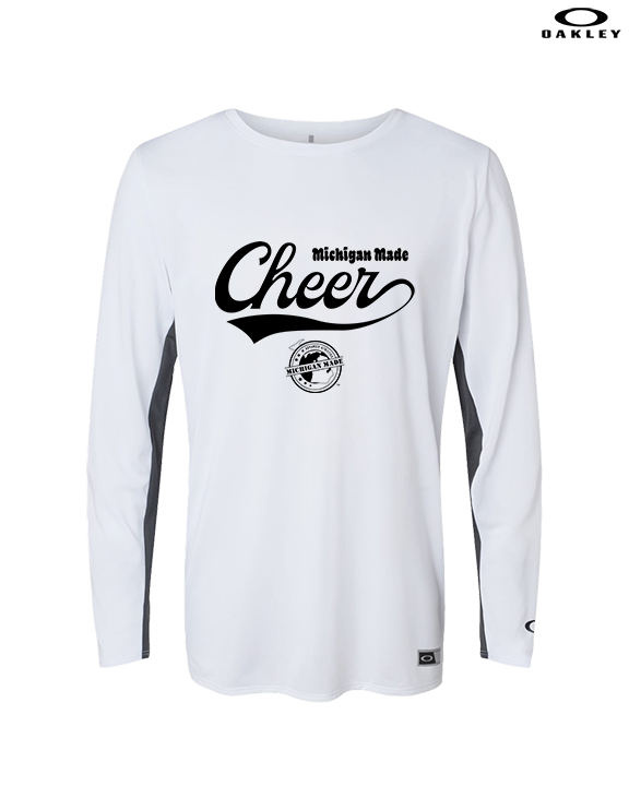 Michigan Made Advanced Athletics Cheer Banner - Oakley Hydrolix Long Sleeve