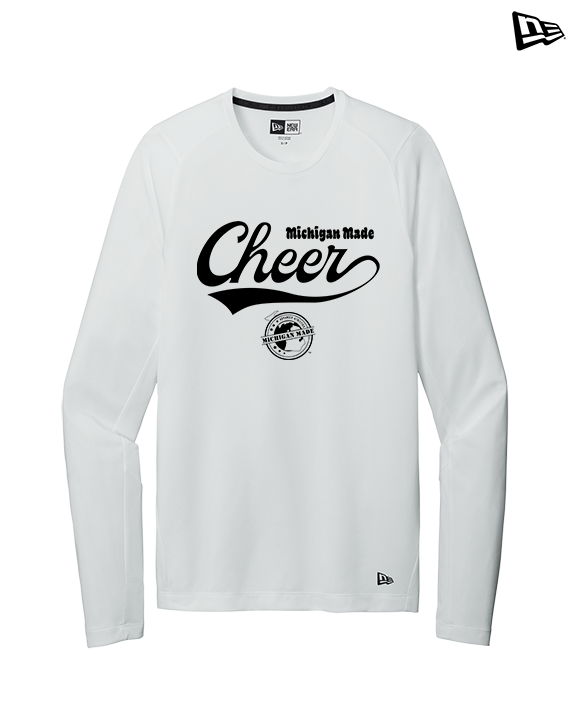 Michigan Made Advanced Athletics Cheer Banner - New Era Long Sleeve Crew