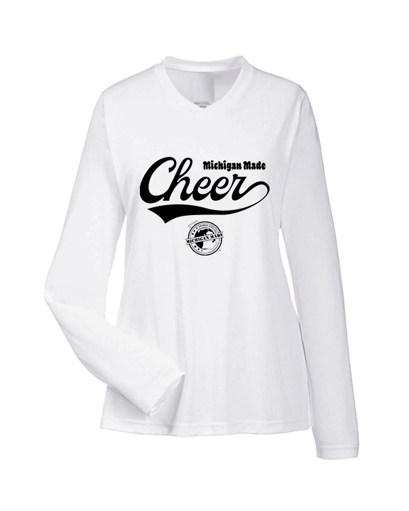 Michigan Made Advanced Athletics Cheer Banner - Womens Performance Long Sleeve