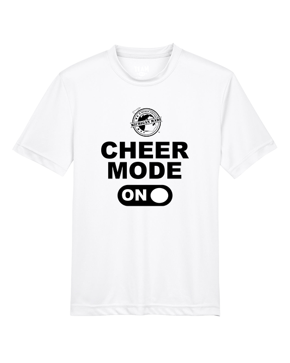 Michigan Made Advanced Athletics Cheer Mode - Youth Performance T-Shirt