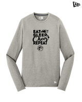 Michigan Made Advanced Athletics Cheer Eat Sleep Cheer - New Era Long Sleeve Crew