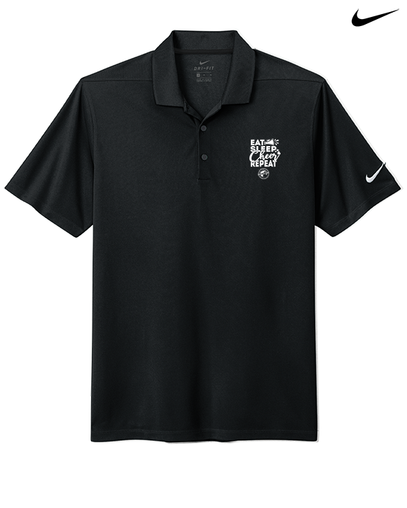 Michigan Made Advanced Athletics Cheer Eat Sleep Cheer - Nike Dri-Fit Polo