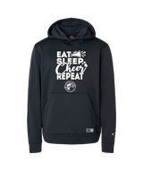 Michigan Made Advanced Athletics Cheer Eat Sleep Cheer - Oakley Hydrolix Hooded Sweatshirt