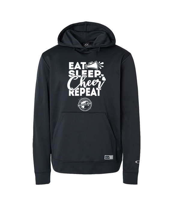 Michigan Made Advanced Athletics Cheer Eat Sleep Cheer - Oakley Hydrolix Hooded Sweatshirt