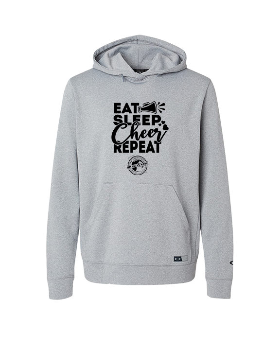 Michigan Made Advanced Athletics Cheer Eat Sleep Cheer - Oakley Hydrolix Hooded Sweatshirt