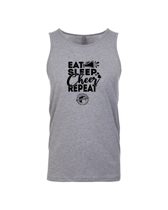 Michigan Made Advanced Athletics Cheer Eat Sleep Cheer - Mens Tank Top