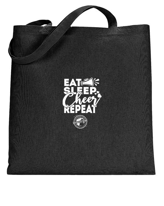 Michigan Made Advanced Athletics Cheer Eat Sleep Cheer - Tote Bag