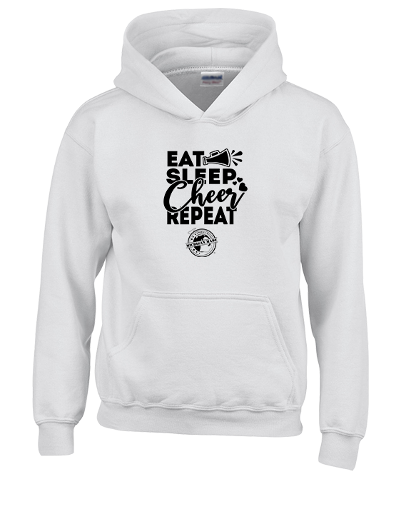 Michigan Made Advanced Athletics Cheer Eat Sleep Cheer - Youth Hoodie