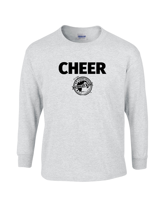 Michigan Made Advanced Athletics Logo Cheer - Mens Basic Cotton Long Sleeve