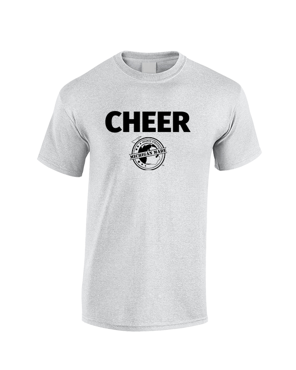 Michigan Made Advanced Athletics Logo Cheer - Basic Cotton T-Shirt