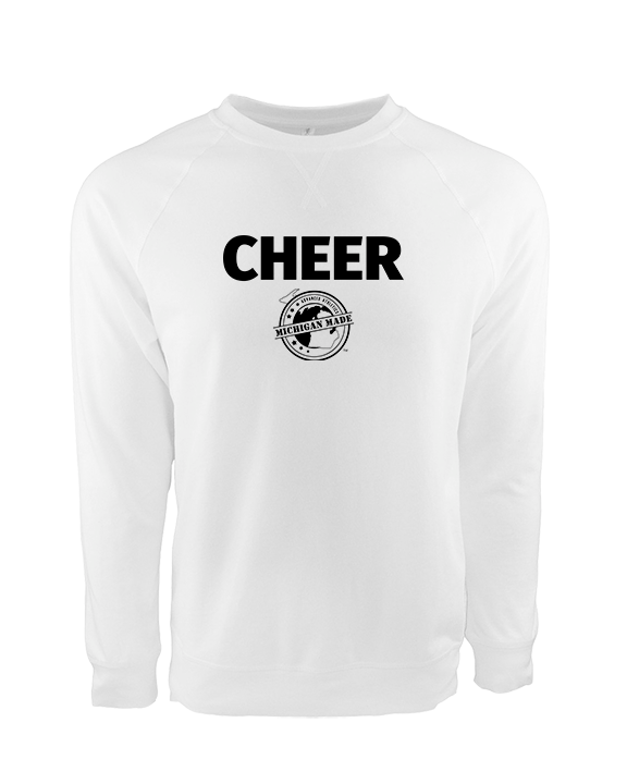 Michigan Made Advanced Athletics Logo Cheer - Crewneck Sweatshirt