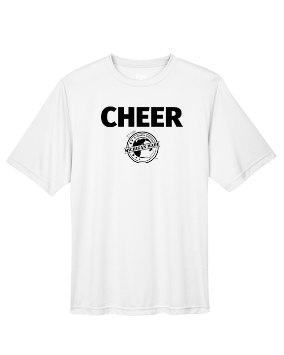 Michigan Made Advanced Athletics Logo Cheer - Performance T-Shirt