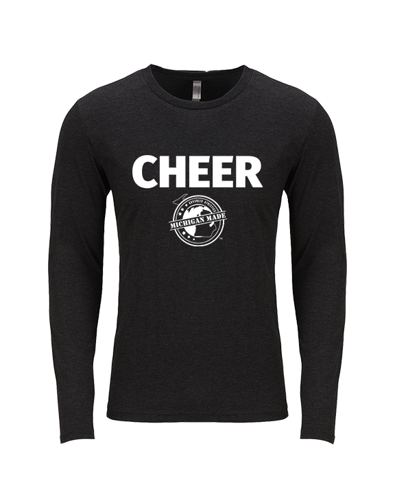 Michigan Made Advanced Athletics Logo Cheer - Tri Blend Long Sleeve