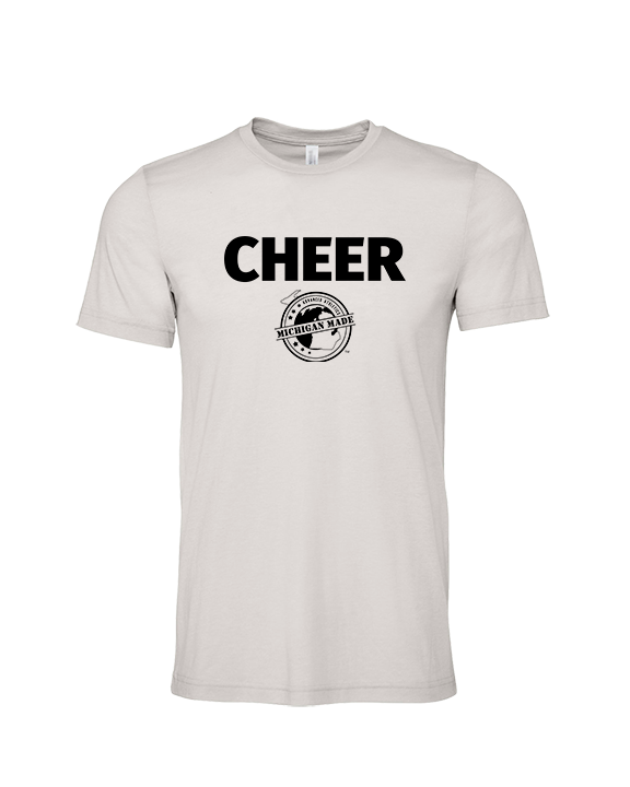 Michigan Made Advanced Athletics Logo Cheer - Mens Tri Blend Shirt