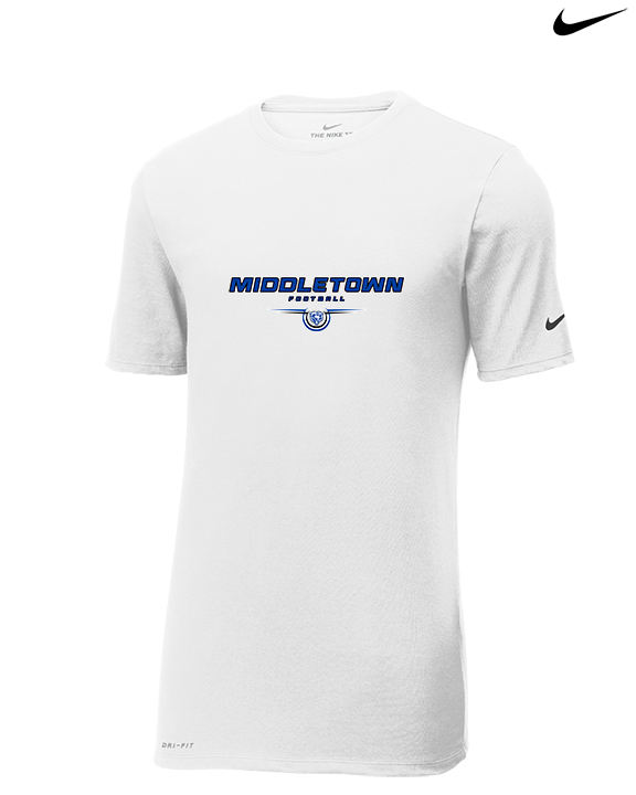 Middletown HS Football Design - Mens Nike Cotton Poly Tee